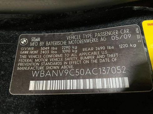 Used 2010 BMW 535i xDrive Sedan image 41