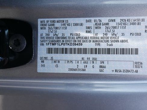 New 2026 Ford F150 XL w/ Equipment Group 103A High AWD/4WD image 22