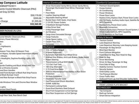 Used 2023 Jeep Compass Latitude AWD/4WD image 4