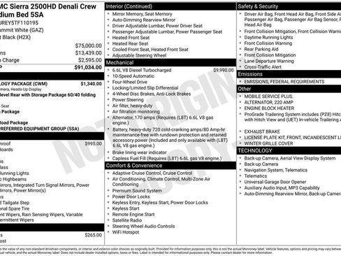 New 2026 GMC Sierra 2500 Denali w/ Technology Package image 10