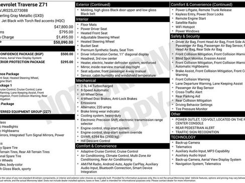 Used 2025 Chevrolet Traverse Z71 w/ Driver Confidence Package image 27
