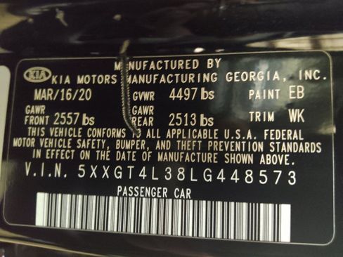 Used 2020 Kia Optima LX FWD image 33
