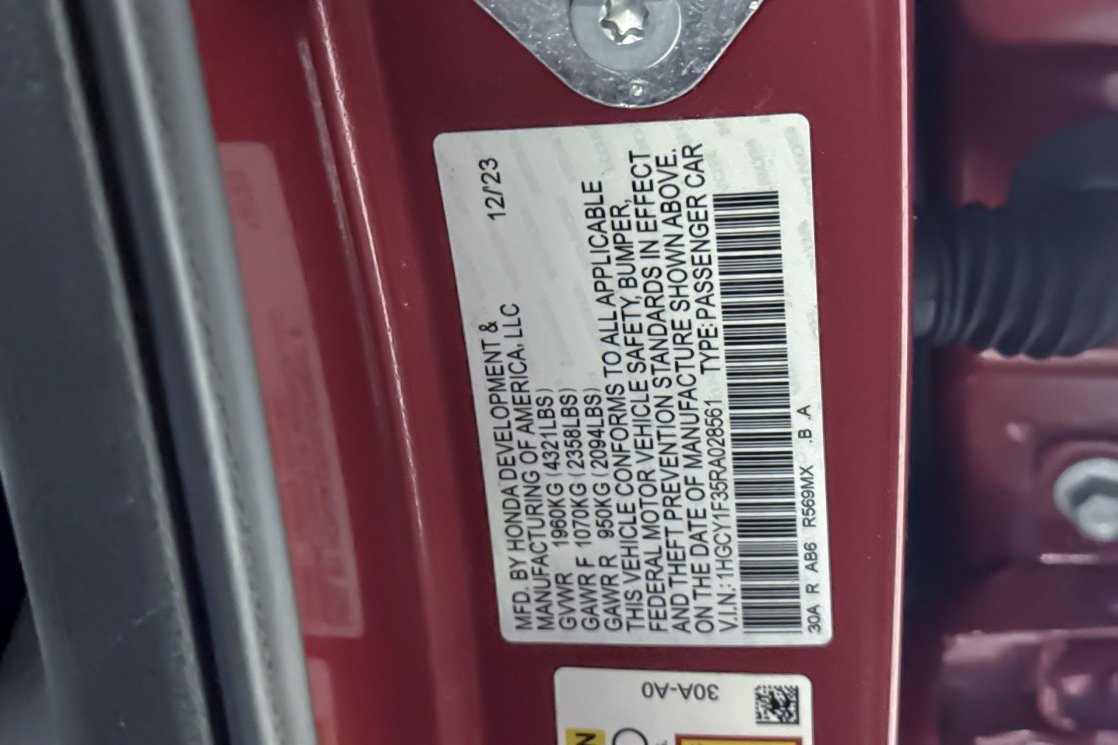 Used 2024 Honda Accord EX image 26
