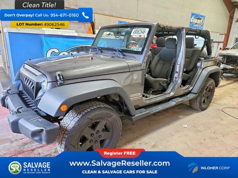 Used 2016 Jeep Wrangler Unlimited Sport w/ Quick Order Package 23S image 1