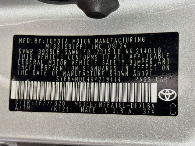Used 2024 Toyota Corolla LE FWD image 38