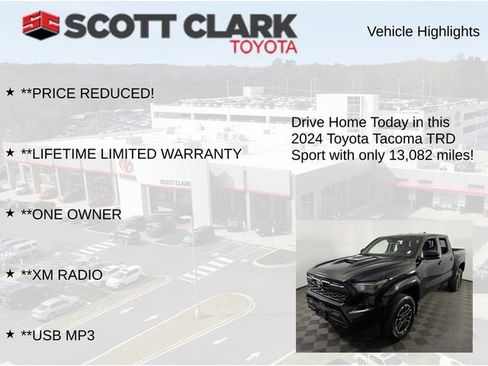 Used 2024 Toyota Tacoma TRD Sport w/ TRD Sport Upgrade Package AWD/4WD image 13