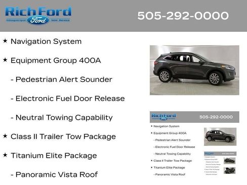 Used 2021 Ford Escape Titanium w/ Titanium Elite Package AWD/4WD image 17