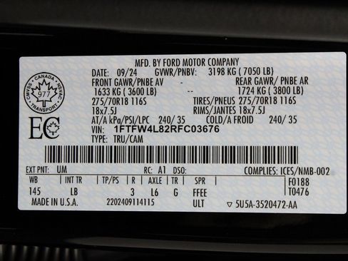 Used 2024 Ford F150 Tremor w/ Tow/Haul Package image 74