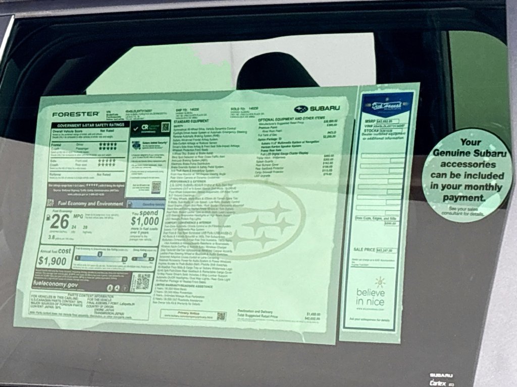 New 2026 Subaru Forester Wilderness AWD/4WD image 25