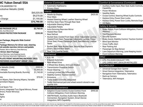 Used 2016 GMC Yukon Denali w/ Open Road Package RWD image 17