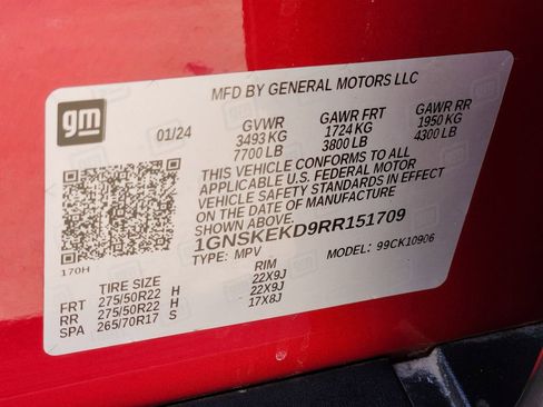 Used 2024 Chevrolet Suburban RST w/ Luxury Package image 42