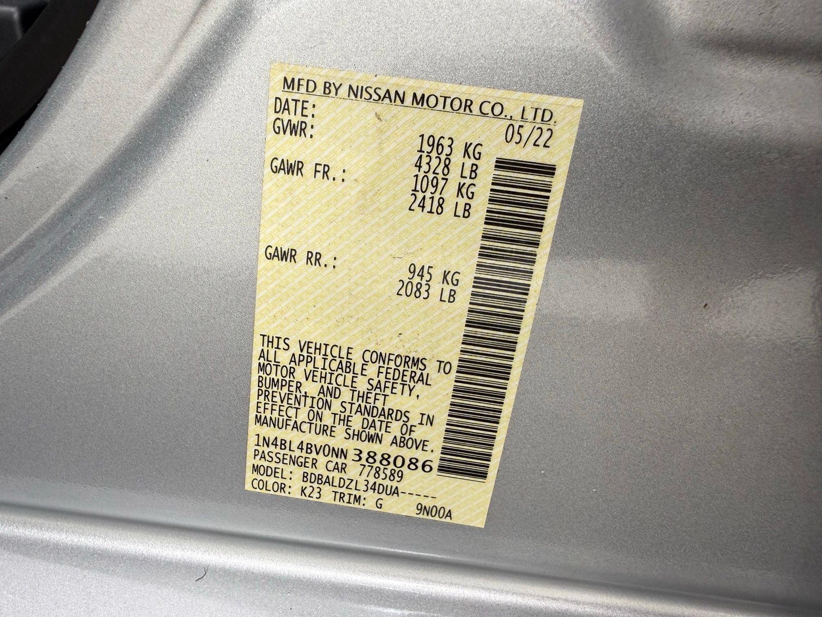 Used 2022 Nissan Altima 2.5 S FWD image 11