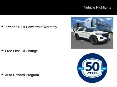 Certified 2022 Ford Explorer ST w/ Equipment Group 401A image 7