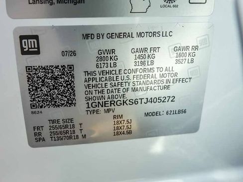 New 2026 Chevrolet Traverse LT w/ LPO, Floor Liner Package FWD image 29