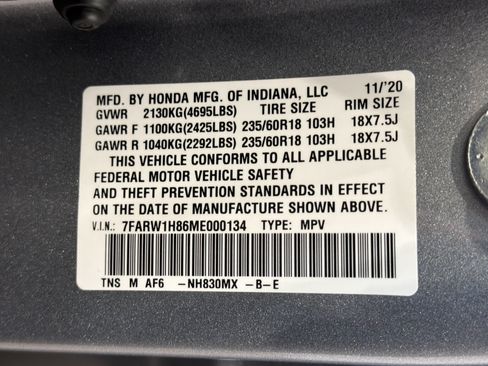 Certified 2021 Honda CR-V EX-L image 36