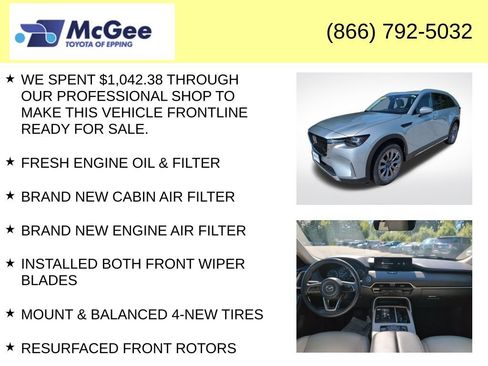 Used 2024 MAZDA CX-90 3.3 Turbo w/ Premium Package AWD/4WD image 8