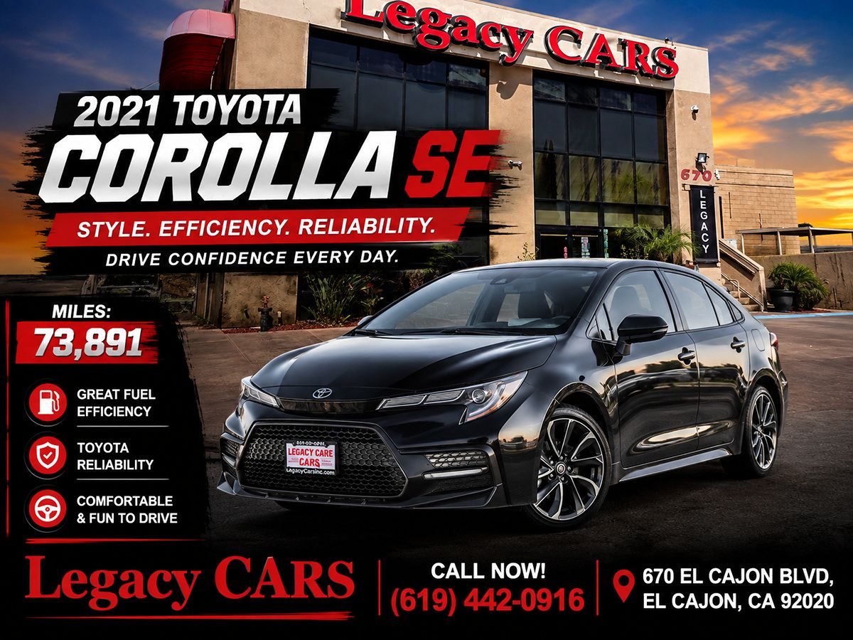 Used 2021 Toyota Corolla SE FWD image 2