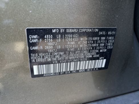 Used 2021 Subaru Outback Touring image 37