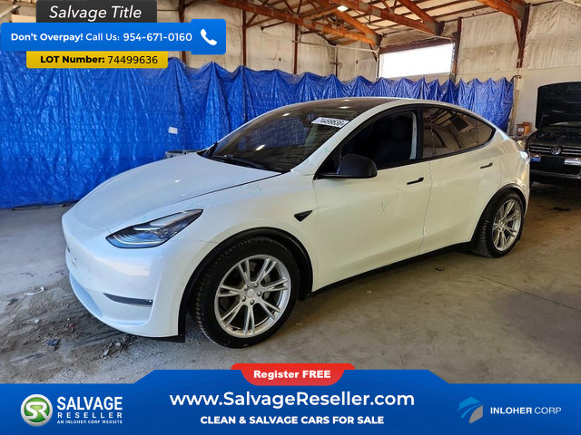 Used 2020 Tesla Model Y Long Range AWD/4WD image 1
