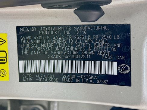 Used 2017 Lexus ES 350 image 31