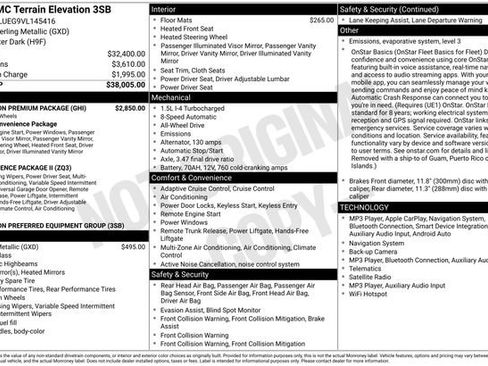 New 2027 GMC Terrain Elevation w/ Elevation Premium Package AWD/4WD image 3