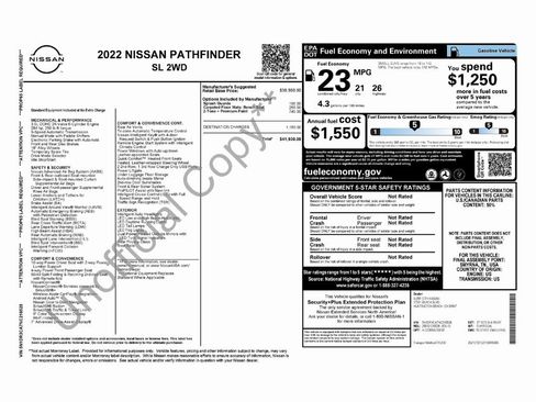 Used 2022 Nissan Pathfinder SL image 2
