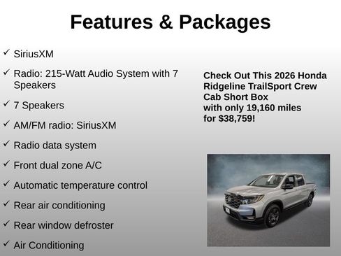 Used 2026 Honda Ridgeline TrailSport image 8