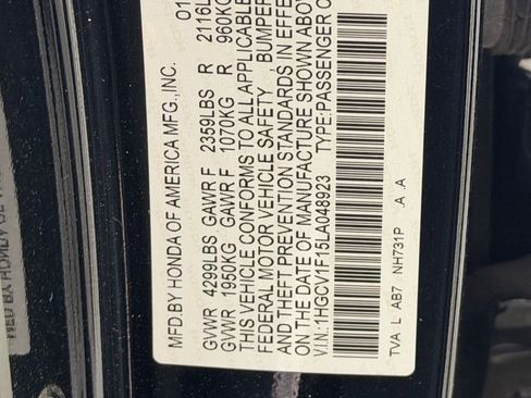 Used 2020 Honda Accord LX image 20