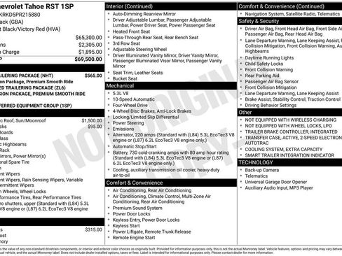 Used 2023 Chevrolet Tahoe RST w/ Max Trailering Package image 38