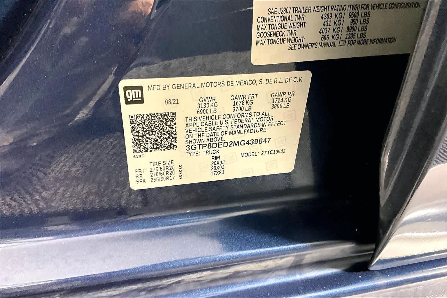 Used 2021 GMC Sierra 1500 SLT RWD image 33