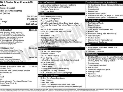 Used 2017 BMW 650i Gran Coupe xDrive image 30