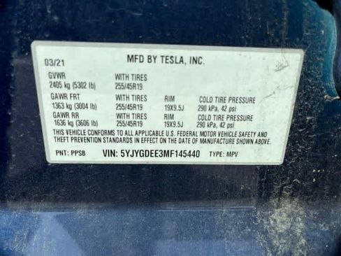 Used 2021 Tesla Model Y Long Range AWD/4WD image 9