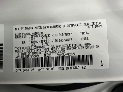 Certified 2024 Toyota Tacoma SR5 image 34