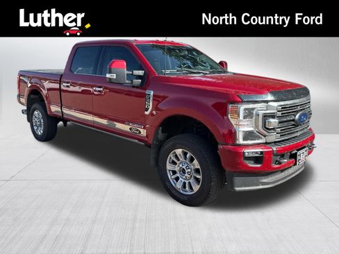 Used 2022 Ford F350 Limited w/ Snow Plow Prep Package AWD/4WD image 1