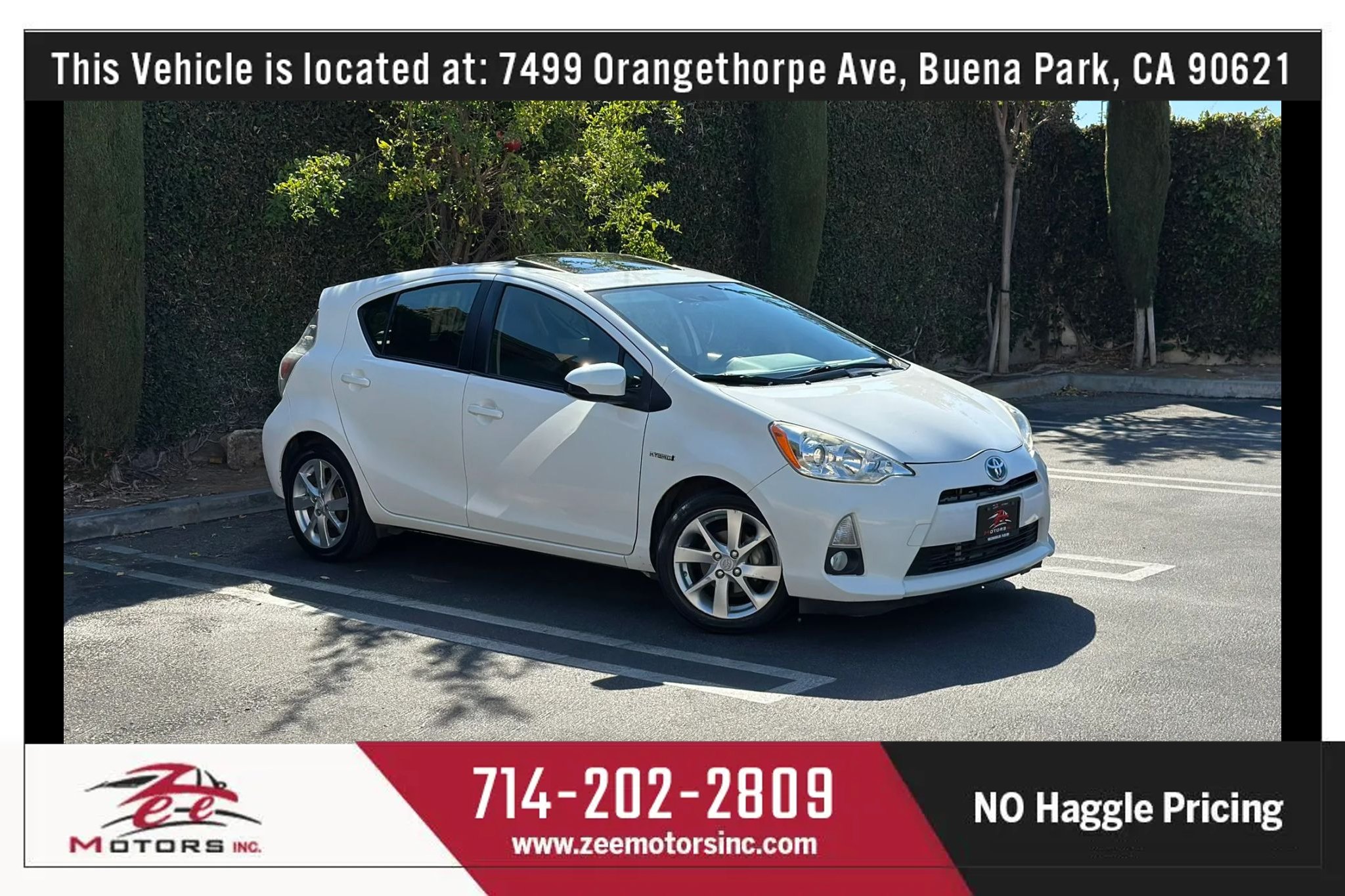 Used 2012 Toyota Prius C Four w/ Alloy Wheel Pkg FWD image 2