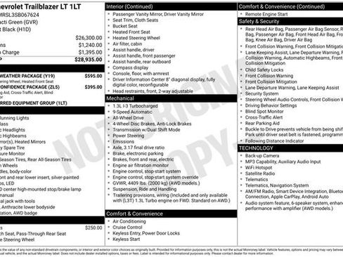 Used 2025 Chevrolet TrailBlazer LT w/ LT Cold Weather Package AWD/4WD image 4
