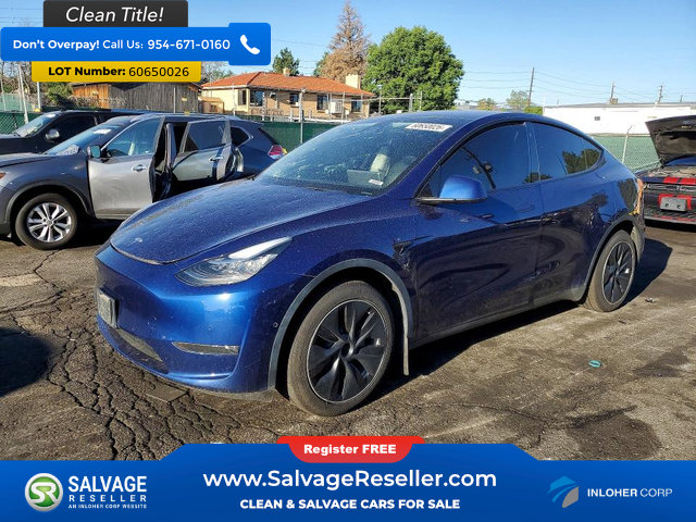 Used 2021 Tesla Model Y Long Range AWD/4WD image 1