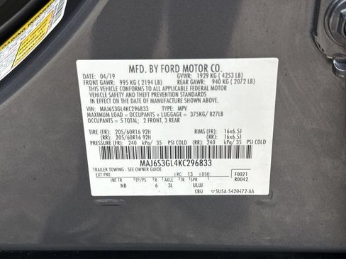 Used 2019 Ford EcoSport SE w/ SE Convenience Package AWD/4WD image 27