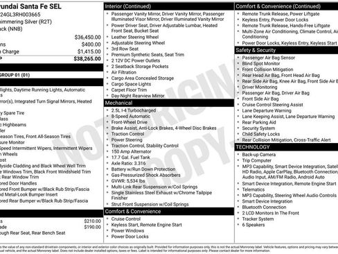 Used 2024 Hyundai Santa Fe SEL FWD image 7