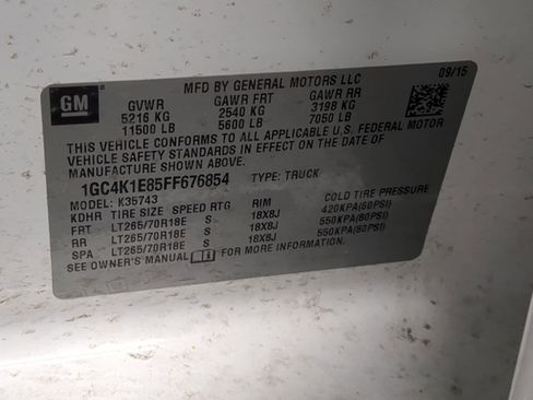 Used 2015 Chevrolet Silverado 3500 High Country w/ Duramax Plus Package image 23