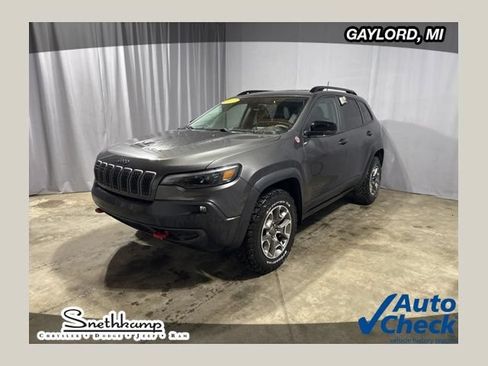 Used 2022 Jeep Cherokee Trailhawk w/ Sun & Sound Group AWD/4WD image 1