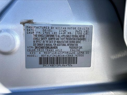 Used 2021 Nissan Versa SV image 32