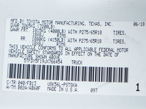 Used 2018 Toyota Tundra SR5 w/ TRD Off Road Package image 49