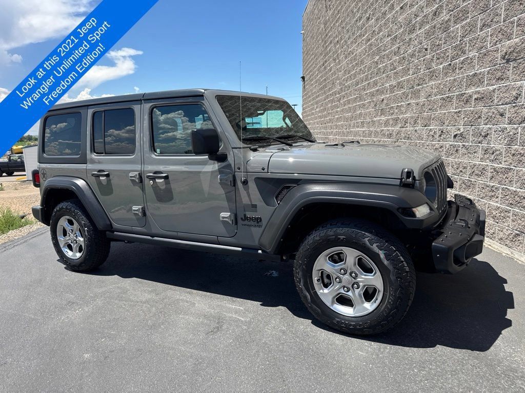 Used 2021 Jeep Wrangler Unlimited Sport AWD/4WD image 3