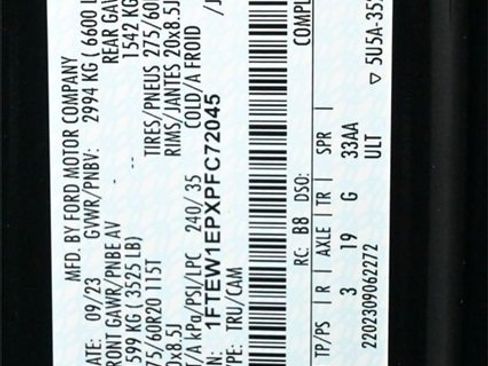 Certified 2023 Ford F150 Lariat w/ Equipment Group 502A High image 37