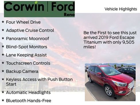 Used 2019 Ford Escape Titanium AWD/4WD image 4