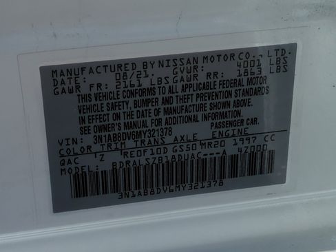 Used 2021 Nissan Sentra SR w/ SR Premium Package FWD image 31