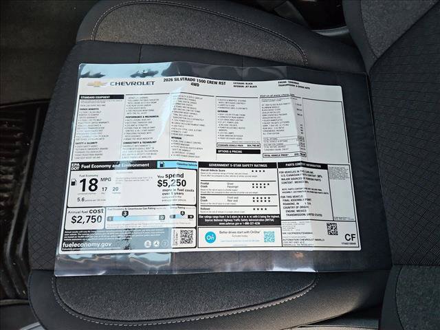 New 2026 Chevrolet Silverado 1500 RST w/ LPO, Dark Essentials Package AWD/4WD image 18