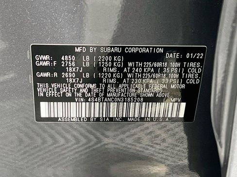 Used 2022 Subaru Outback Limited AWD/4WD image 32