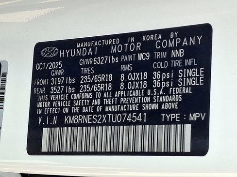 Certified 2026 Hyundai Palisade SEL AWD/4WD image 27